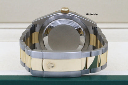 Rolex 326933 Sky-Dweller 18K Yellow Gold / SS Oyster Champagne Dial BP