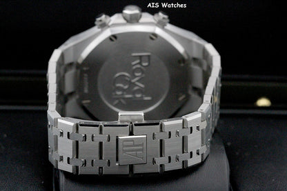 BNIB Audemars Piguet 26715ST Royal Oak Chronograph Blue Dial 38MM Box & Papers