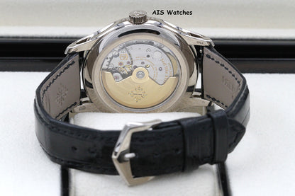Patek Philippe Annual Calendar 5205G White Gold Blue Dial Box & Paper