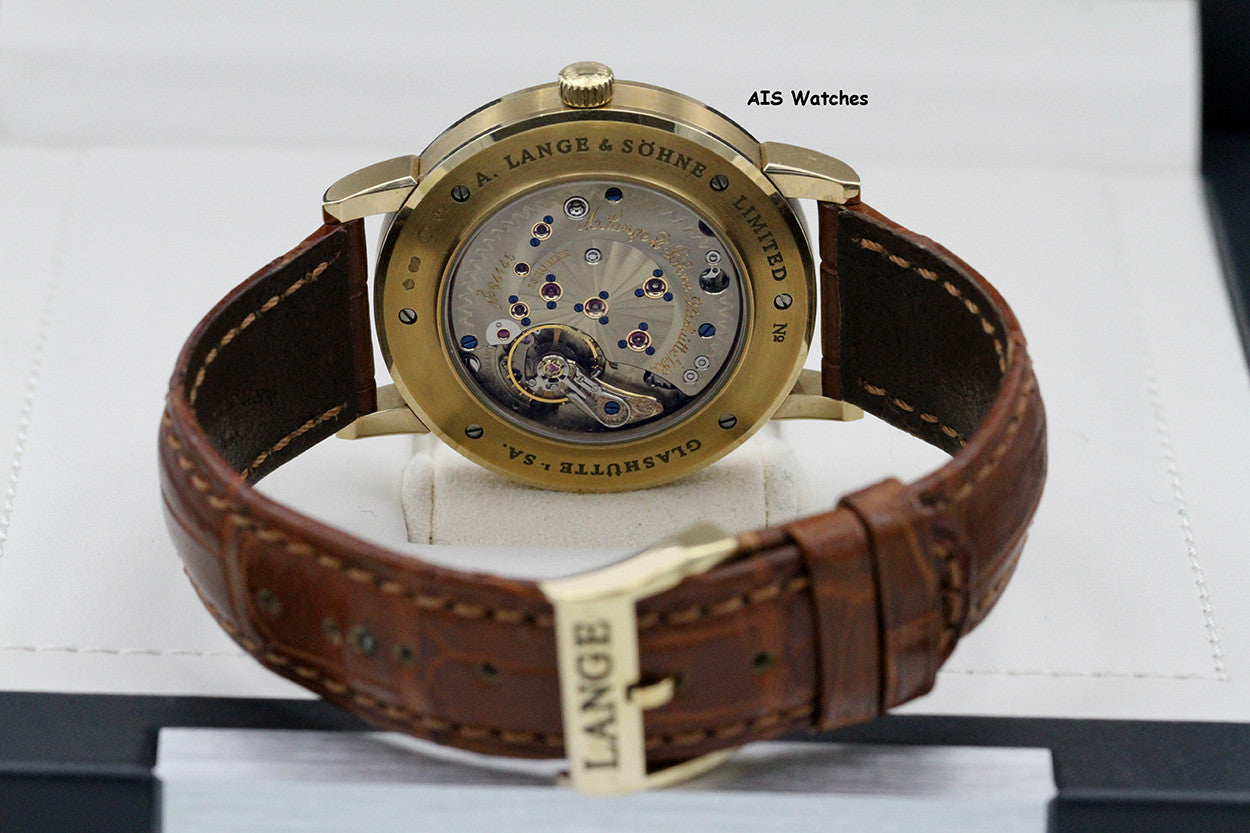 A. Lange & Sohne 1815 Moonphase F.A. Lange Homage 212.050 18K Gold 37.40MM Box & Papers