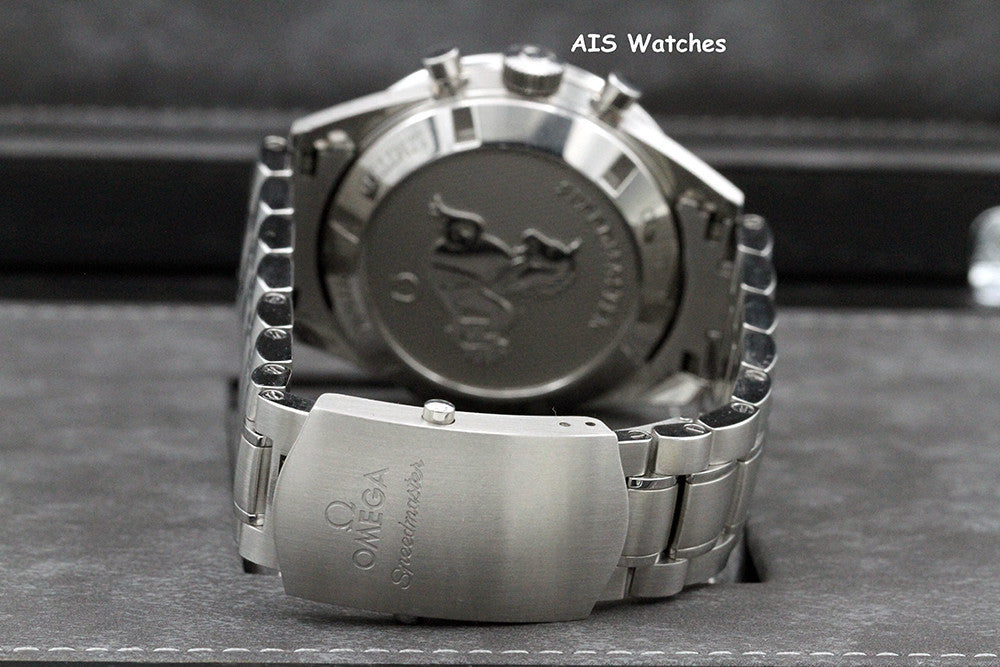 Omega Speedmaster CK2998 Blue SS Bracelet / Leather 311.33.40.30.02.001 Box&Papers