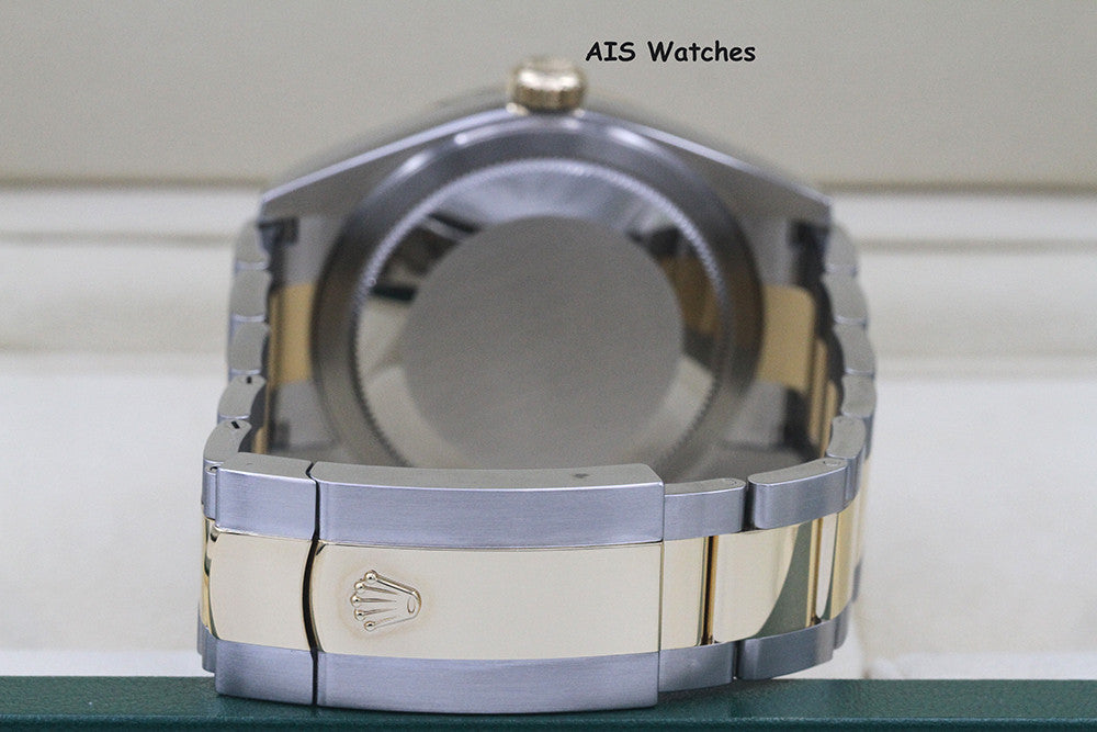 Rolex 326933 Sky-Dweller 18K Yellow Gold / SS Oyster Champagne Dial B&P
