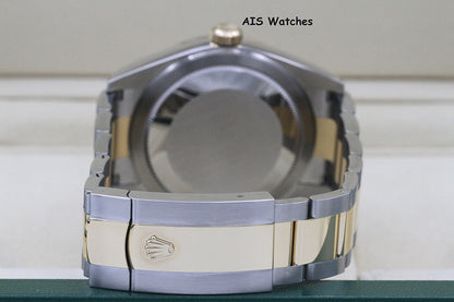 Rolex 326933 Sky-Dweller 18K Yellow Gold / SS Oyster Champagne Dial B&P