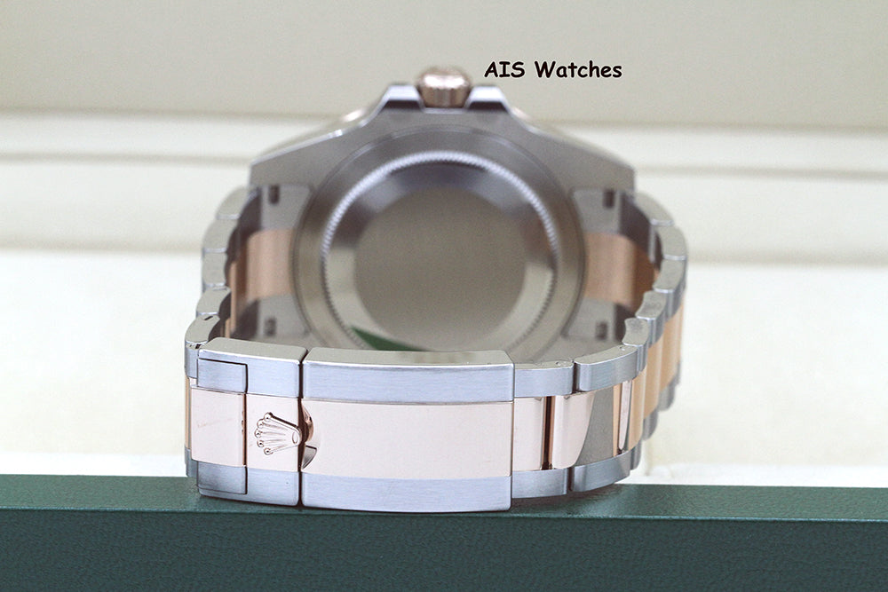 BNIB Rolex 126711 CHNR GMT Master II 18K Rose Gold / SS RootBeer Ceramic B&P
