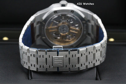 BNIB Audemars Piguet 15510ST.OO.1320ST.07 Royal Oak Black Dial 41MM Box & Paper