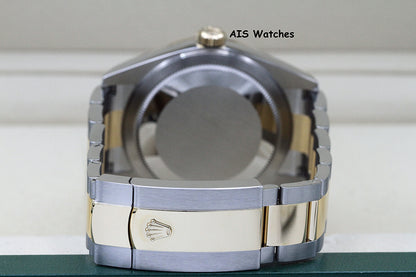 Rolex 326933 Sky-Dweller 18K Yellow Gold / Stainless Steel Black Dial B&P