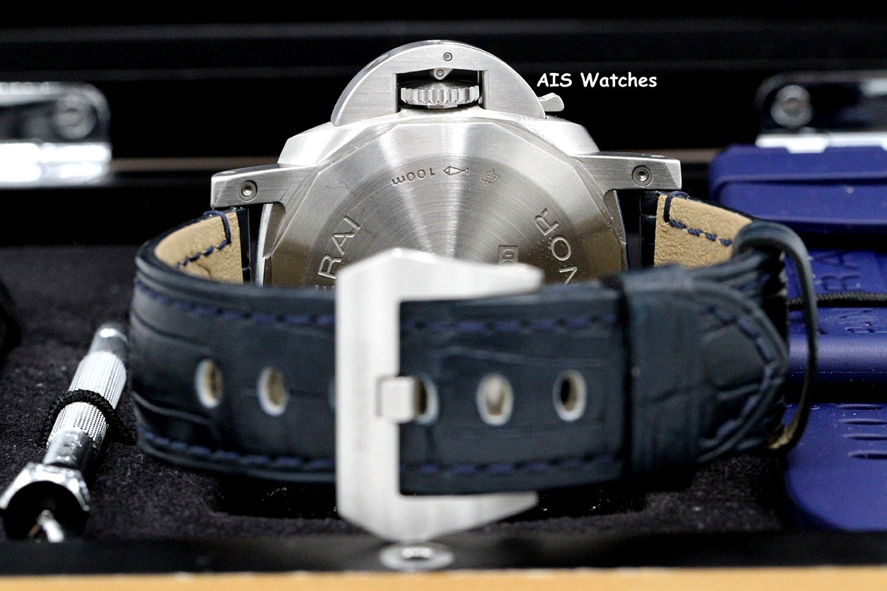 Panerai PAM 1393 Marina 1950 42 3 Days 42MM Blue Dial Box & Paper