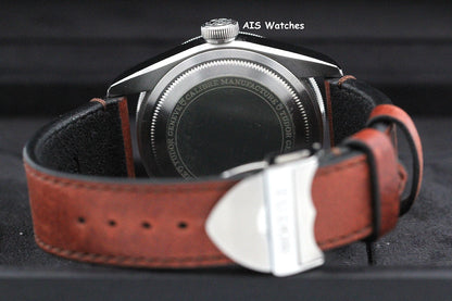 Tudor 79830RB Black Bay GMT Pepsi Stainless Leather Strap Box & Paper