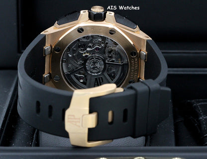 Audemars Piguet 26420RO.OO.A002CA.01 Royal Oak Offshore Rose Gold 43MM Black BP