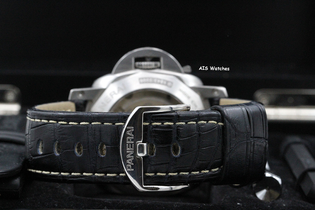 Panerai PAM 320 Luminor 1950 3 Days GMT Acciaio 44MM Box & Papers