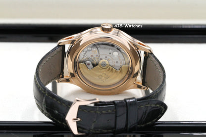 Patek Philippe Annual Calendar 5205R Rose Gold Green Dial Box & Papers