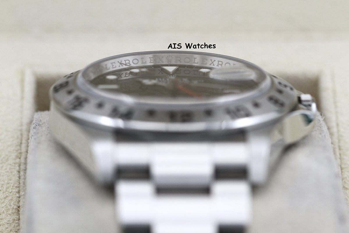 Rolex Explorer II 16570 Black Dial 40MM V Serial Box & Papers