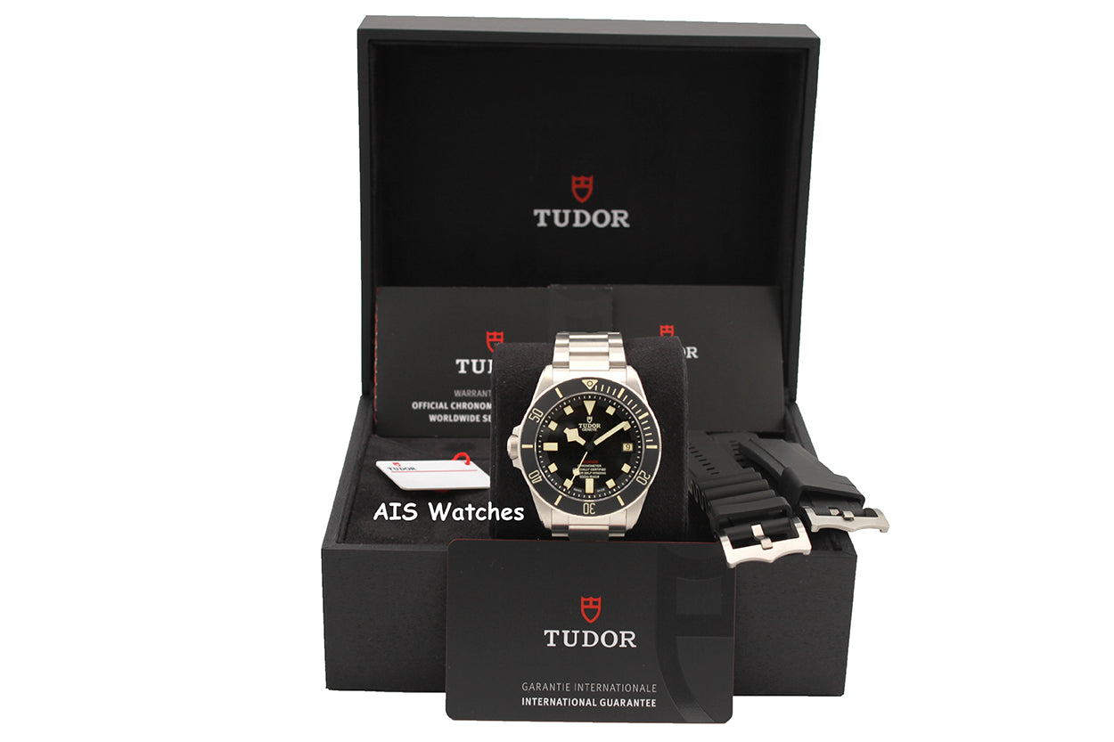 Tudor 25610TNL Pelagos Titanium LHD 42MM Box & Papers