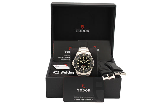 Tudor 25610TNL Pelagos Titanium LHD 42MM Box & Papers