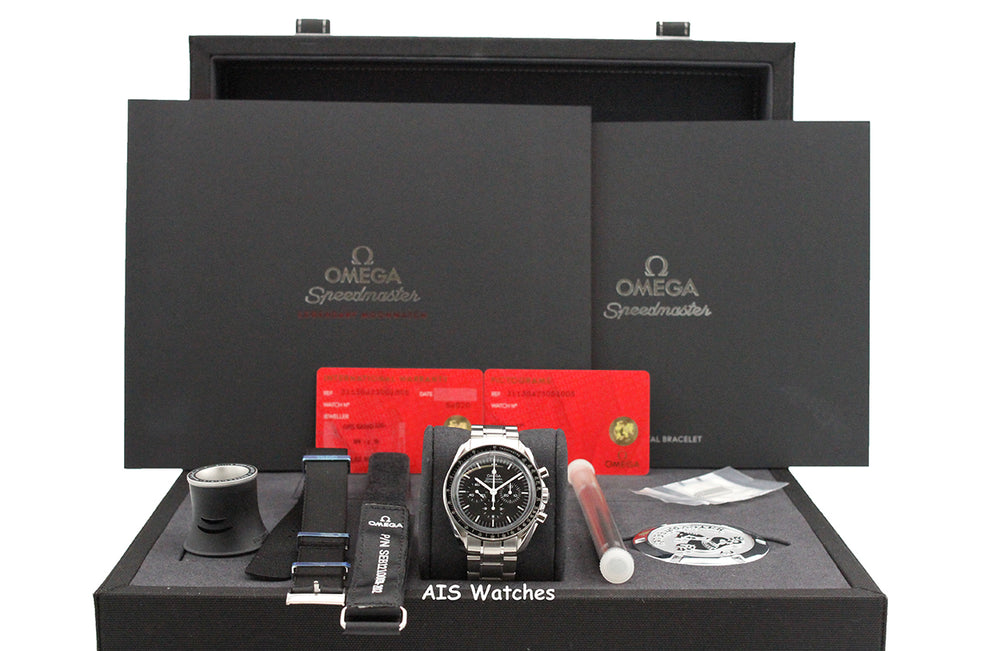 Omega SpeedMaster Moonwatch 311.30.42.30.01.005 Hesalite Crystal Box&Paper