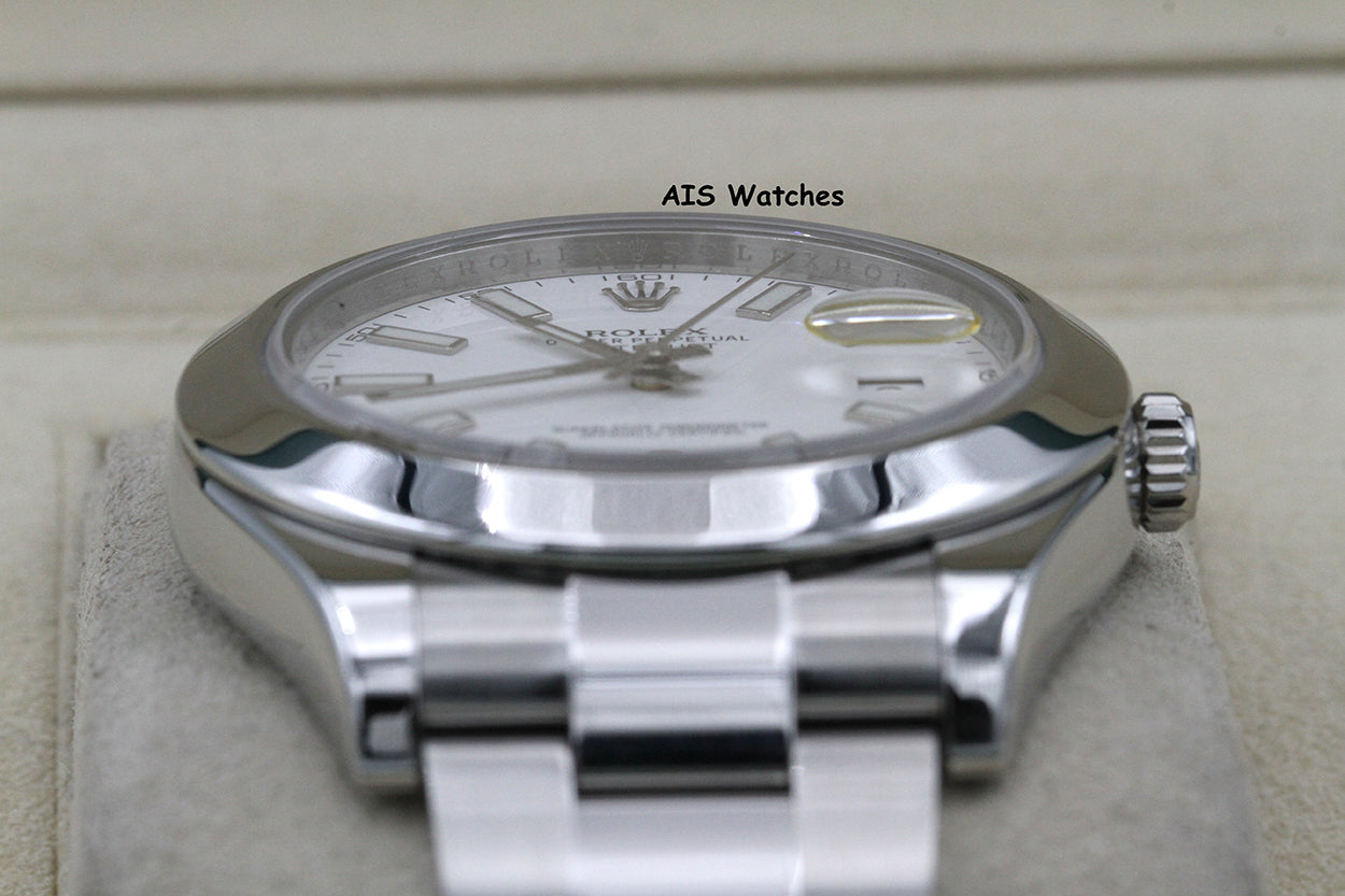 Rolex Datejust II 41MM 116300 White Stick Dial Stainless Steel Box & Papers