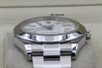 Rolex Datejust II 41MM 116300 White Stick Dial Stainless Steel Box & Papers