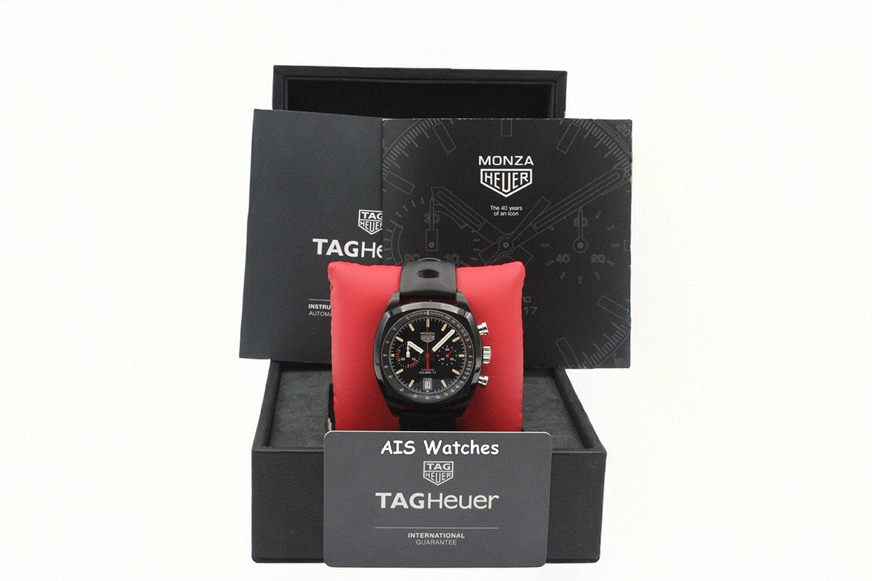 TAG Heuer CR2080.FC6375 Monza Chronograph Calibre 17 40th Anniversary B&P