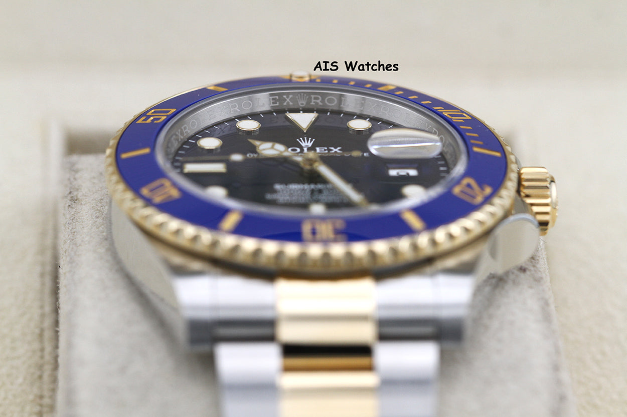 Rolex Submariner 41MM 18k/SS 126613LB SunBurst Blue Dial 2021 Box & Paper