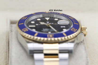 Rolex Submariner 41MM 18k/SS 126613LB SunBurst Blue Dial 2021 Box & Paper