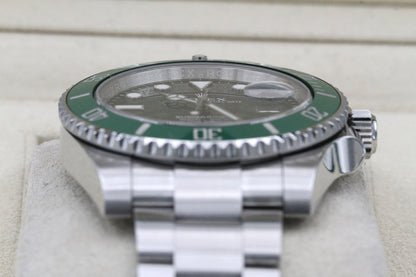Rolex Submariner 116610LV HULK Green Dial and Ceramic Bezel 2016 Box & Paper