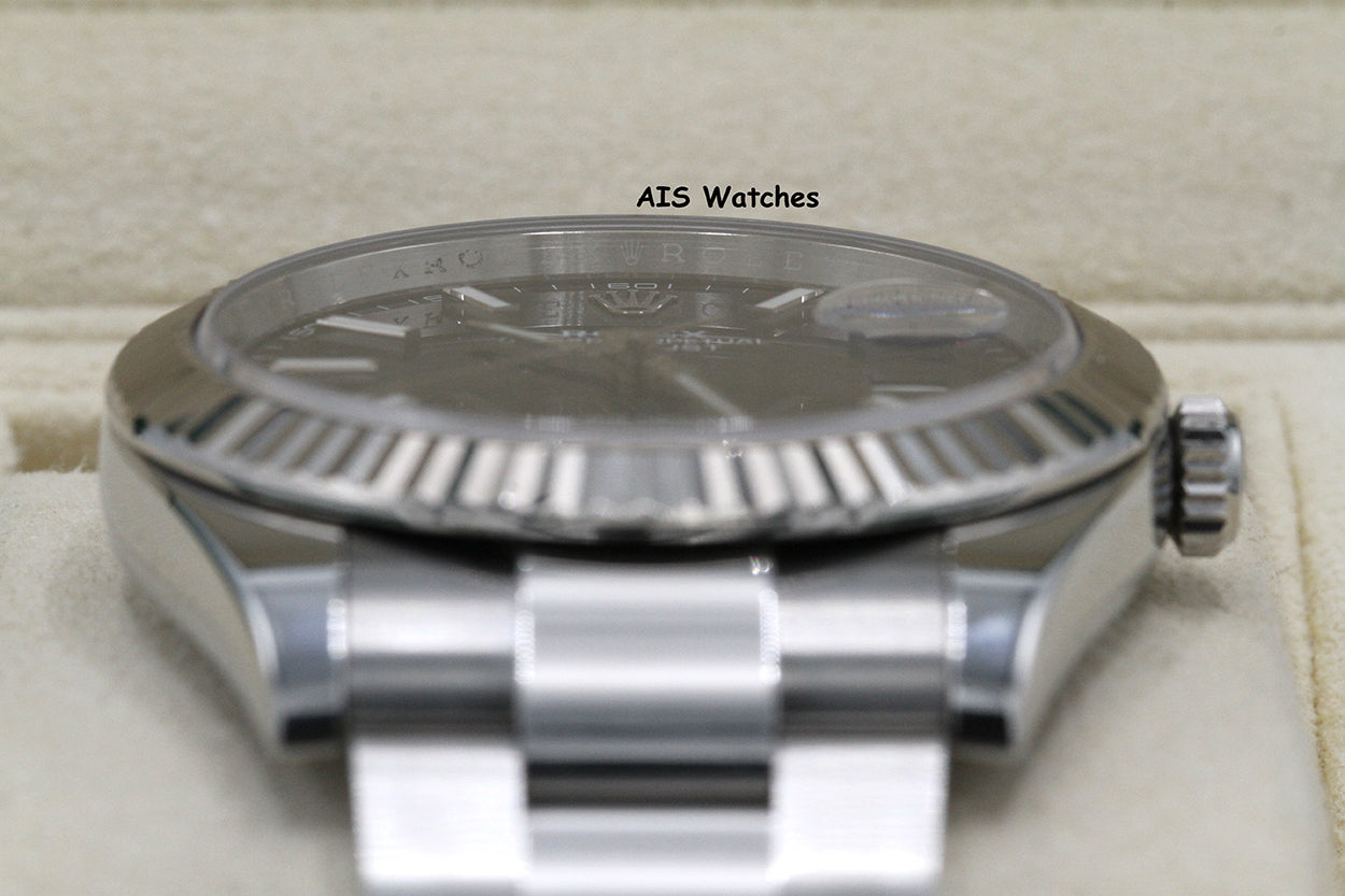 Rolex Datejust 41MM 126334 Black Stick Dial Oyster 2018 Box & Papers