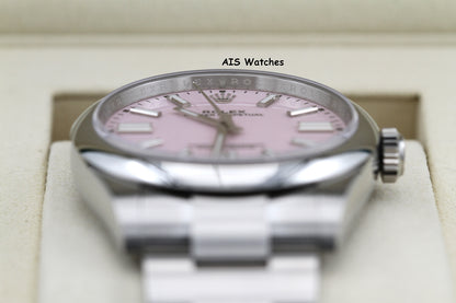BNIB Rolex 134300 Oyster Perpetual 41 MM Pink Dial Box & Paper