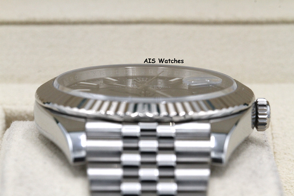 Rolex Datejust 41MM 126334 Black Stick Dial Jubilee 2020 Box & Papers