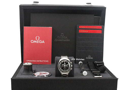 Omega SpeedMaster Moonwatch 311.30.42.30.01.005 Hesalite Crystal Box&Paper