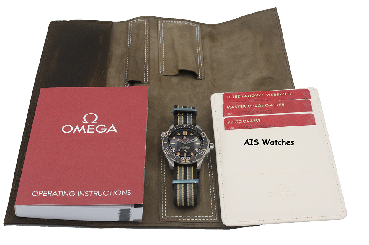 NOS Omega Seamster Diver 300M No Time to Die 007 James Bond 210.92.42.20.01.001
