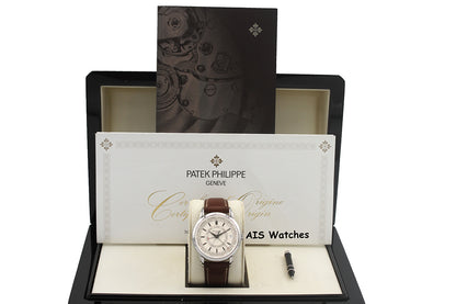 Patek Philippe Calatrava Weekly Calendar 5212A Stainless Steel Box & Paper