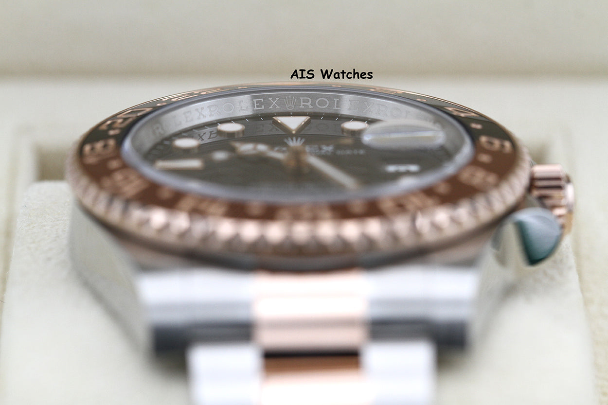 Rolex 126711 CHNR GMT Master II 18K Rose Gold / SS RootBeer Ceramic 2022 B&P