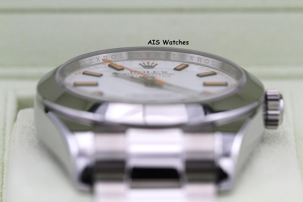 Rolex Milgauss 116400 White Dial V Serial Box & Papers