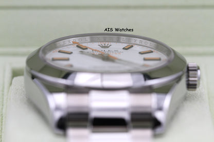 Rolex Milgauss 116400 White Dial V Serial Box & Papers