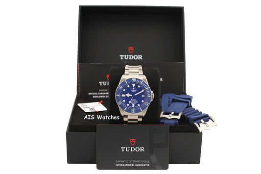 Tudor Pelagos 25600TB Blue Dial Titanium Box & Papers