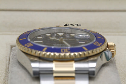 Rolex Submariner 41MM 18k/SS 126613LB SunBurst Blue Dial 2020 Box & Paper