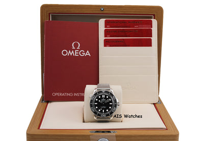 Omega Seamaster 300 Diver No Date 210.30.42.20.01.010 42MM Mesh Bracelet B&P