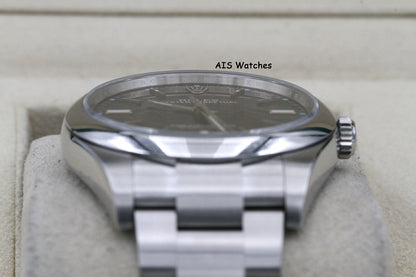 Rolex 114300 Oyster Perpetual 39MM Rhodium Dial 2016 Box & Papers