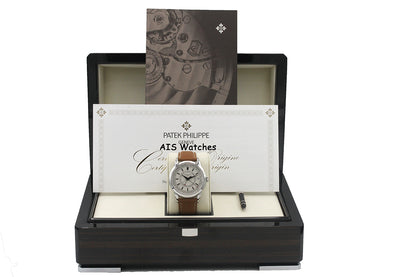BNIB Patek Philippe Calatrava Weekly Calendar 5212A Stainless Steel Box & Paper