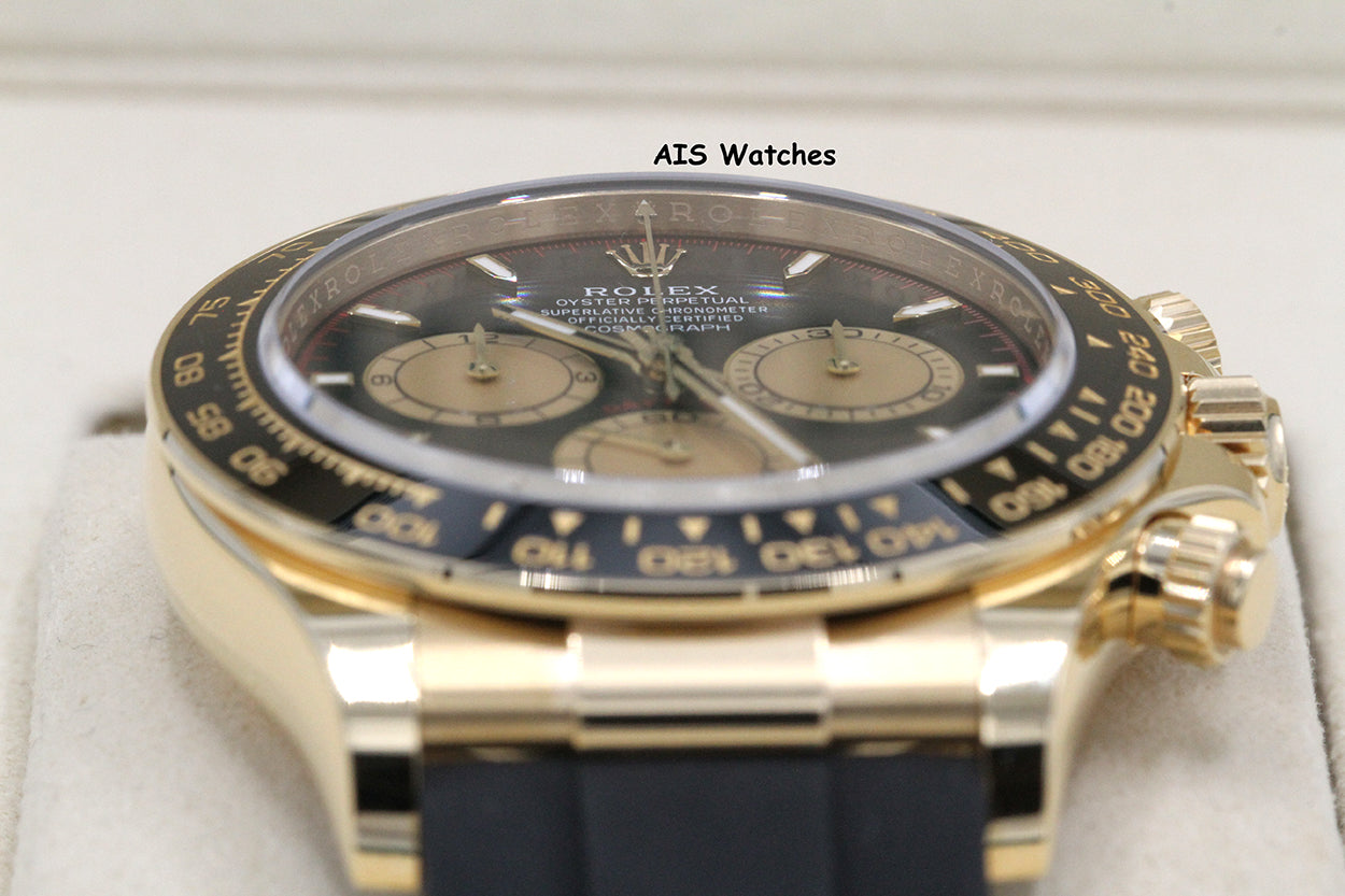 BNIB Rolex 126518LN Daytona Cosmograph 18K YG OysterFlex Paul Newman Dial B&P