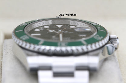 Rolex Submariner 116610LV HULK Green Dial and Ceramic Bezel 2016 Box & Paper