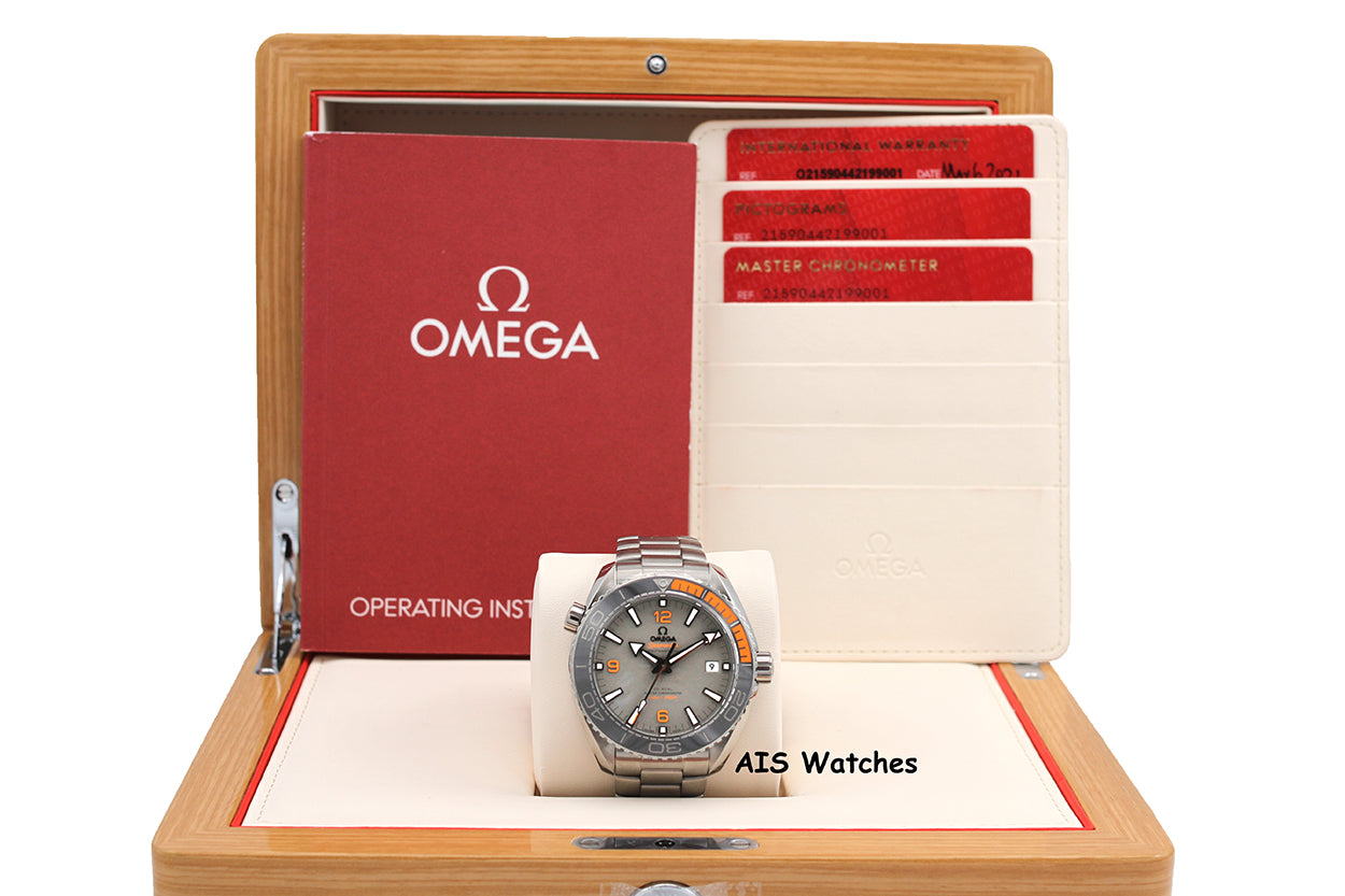 Omega Seamaster Planet Ocean 215.90.44.21.99.001 43MM Titanium Grey Dial BP