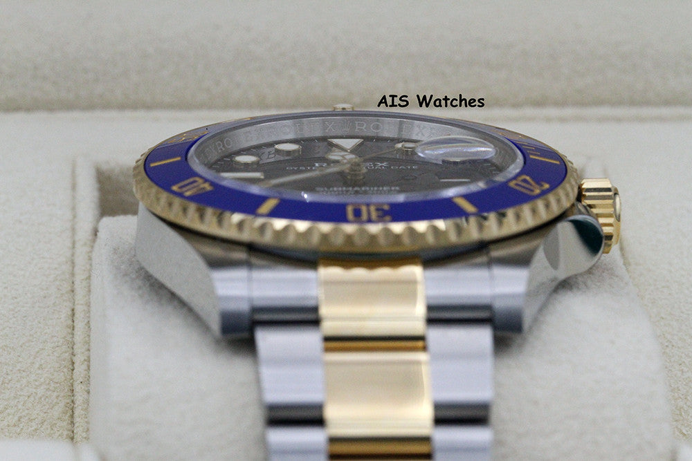 BNIB Rolex Submariner 41MM 18k/SS 126613LB SunBurst Blue Dial Box / Papers