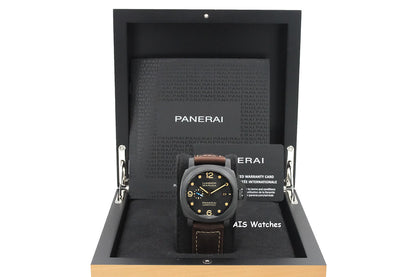 Panerai PAM 661 Luminor 1950 44 3 Days Carbotech Box & Paper