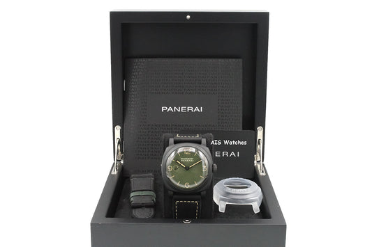 NOS / BNIB Panerai PAM 997 Radiomir 1940 48MM 3 Days Ceramic Military Green BP