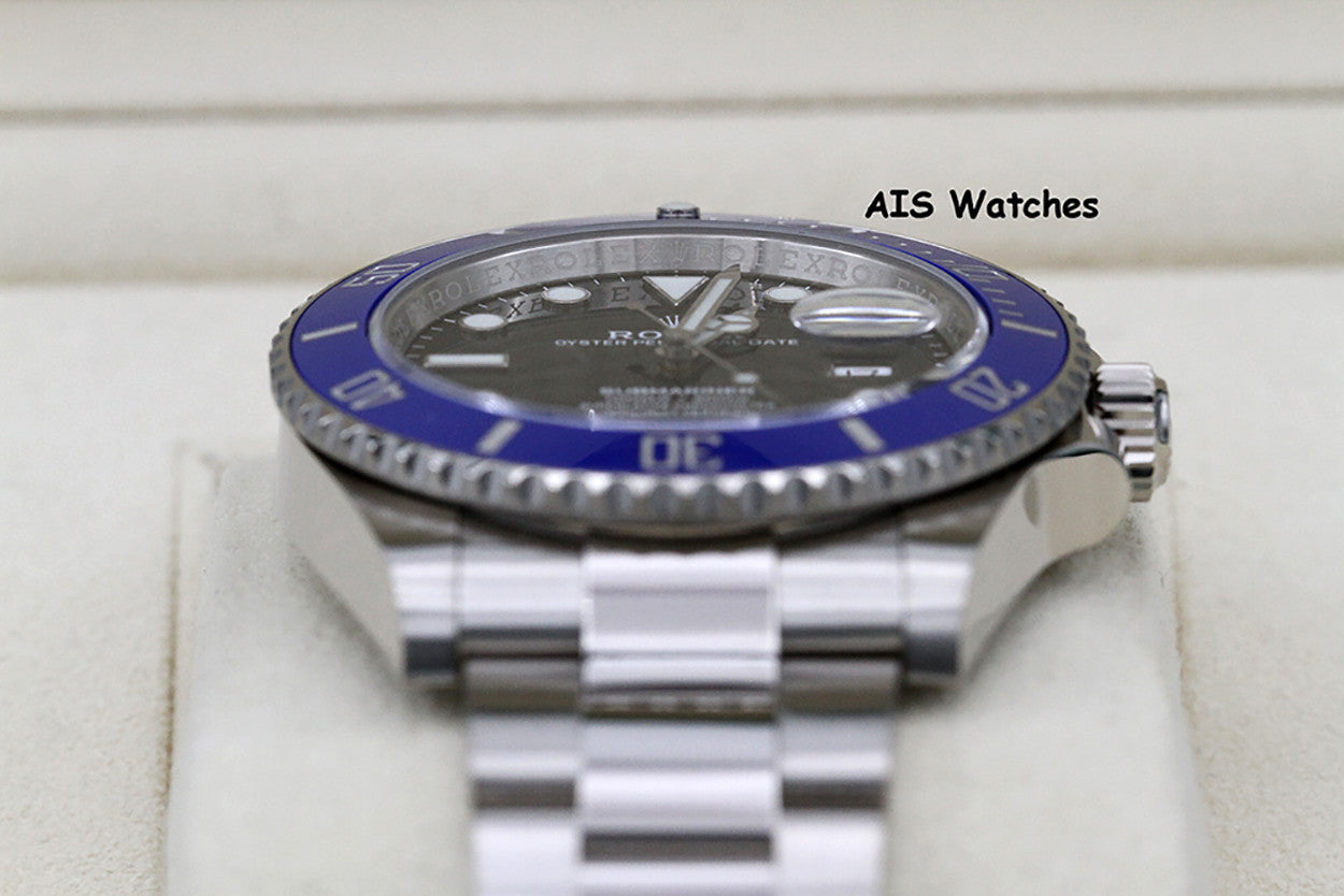 Rolex Submariner Ceramic 126619LB 18K White Gold Blue Bezel B&P