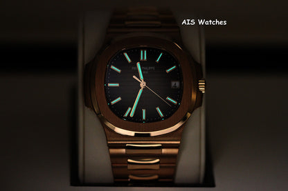 Patek Philippe Nautilus 18K Rose Gold 5711/1R Box & Papers