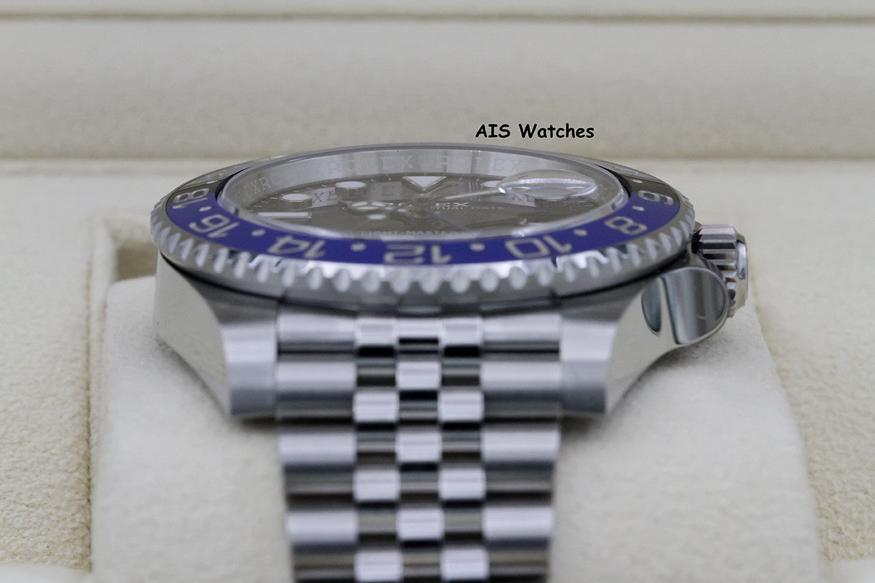 BNIB Rolex GMT Master II 126710BLNR Jubilee Batgirl / Batman Box & Papers