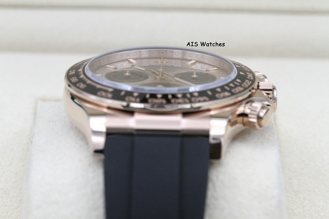 BNIB Rolex 126515LN Daytona Cosmograph 18K Rose Gold OysterFlex Sundust Dial BP