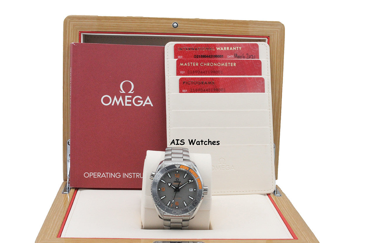 Omega Seamaster Planet Ocean 215.90.44.21.99.001 43MM Titanium Grey Dial BP